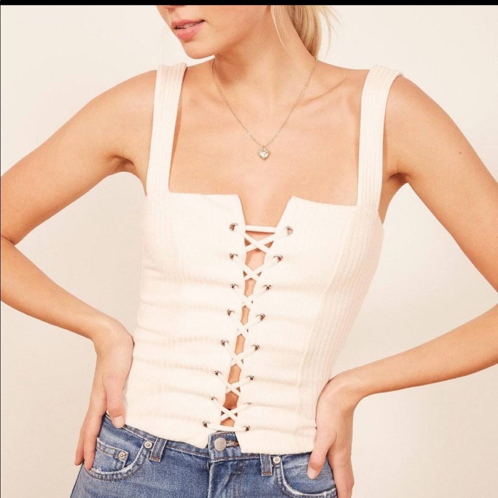 REFORMATION Sawyer Top